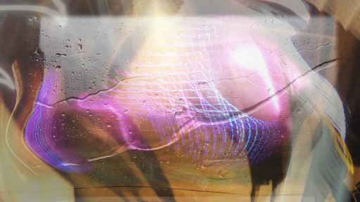 Involuntary Journeys II (6/6) - Rain Pink Lightdrawing 2